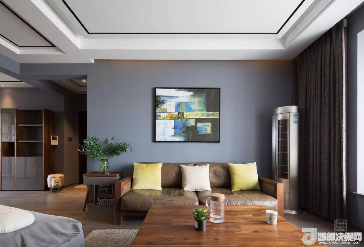 沙發(fā)背景墻選對(duì)裝飾畫，才能美了整個(gè)客廳空間！