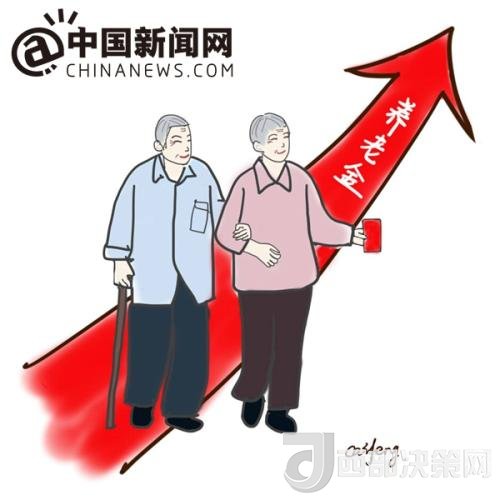 漫畫：養(yǎng)老金迎“14連漲”。 作者：王珊珊