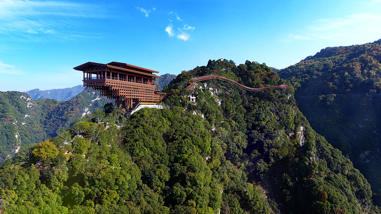 【云游渭南】待到春暖花開之時(shí)，我們相約草長鶯飛的少華山！_fororder_龍首閣 (2)