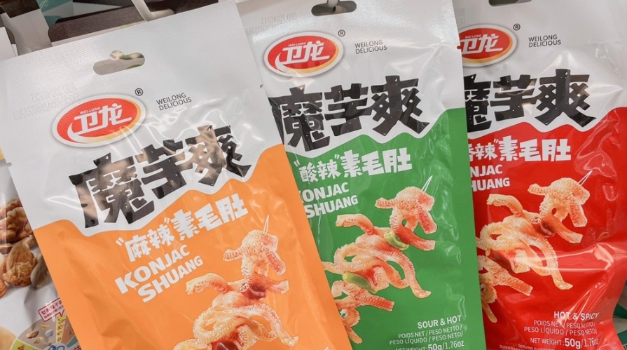 圖為魔芋爽。圖片來源：臺灣《聯(lián)合報(bào)》楊雅婷攝。